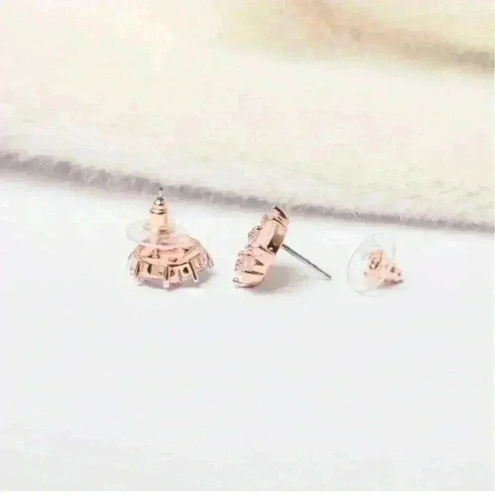 KATE SPADE Flying Colors Rose Gold Stud Earrings